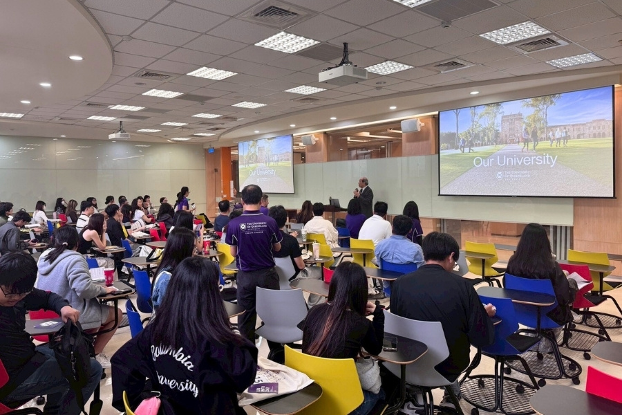 中部地區唯一的一場UQ官方資訊日,現場更吸引大批學子與家長參與。