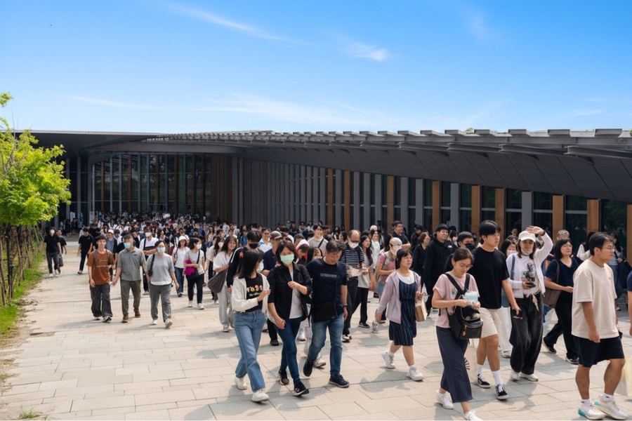 4月11日逢甲大學舉辦「2026預見逢甲」吸引4,000 名高中生與家長熱情參與。