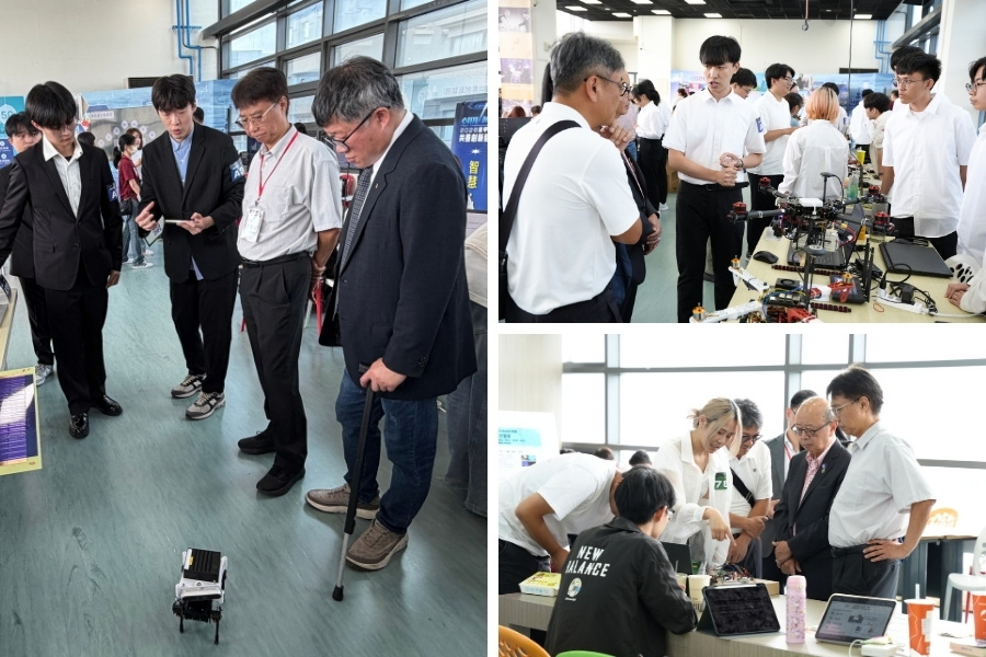 50組團隊晉級決賽於現場進行展示與說明，創新成果深獲評審肯定。