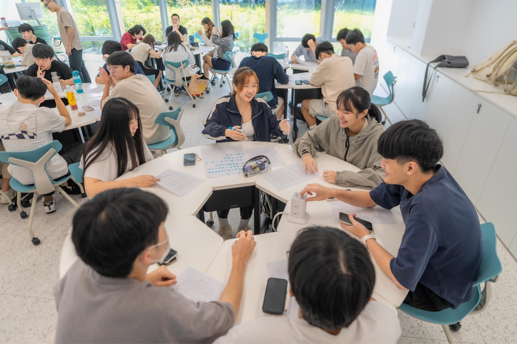 2025年落成啟用的共善樓，是逢甲大學打造的跨域學習基地。