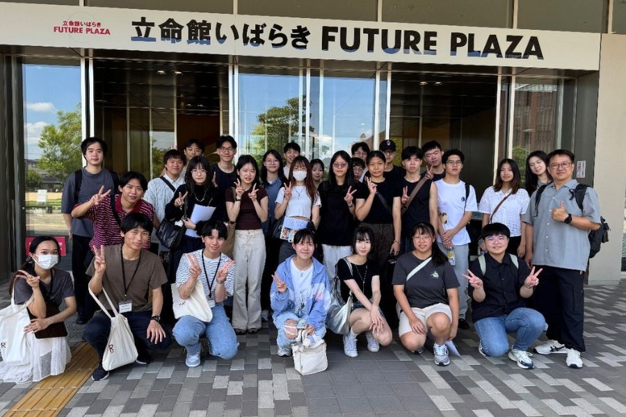 逢甲大學海外學習團走訪立命館大學茨木校區，考察校園與周邊社區再造實務。