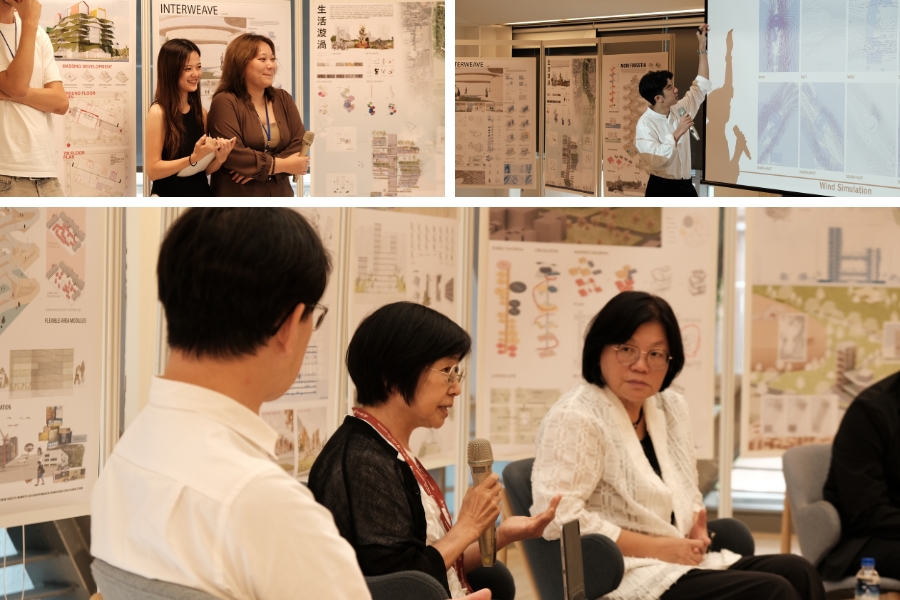 亞洲住宅工作營舉行成果評圖與國際座談會,日本女子大學校長篠原聰子(Satoko Shinohara)親臨現場指導學生並進行學術交流。