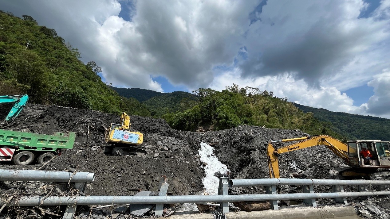 高雄DF050凱米颱風災後現況。