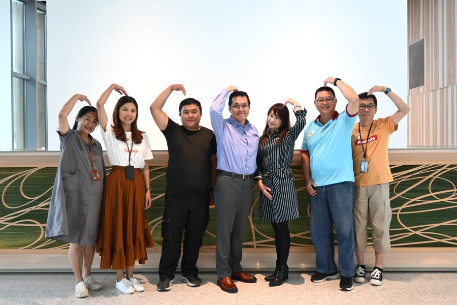 專訪當日現場的總務團隊。