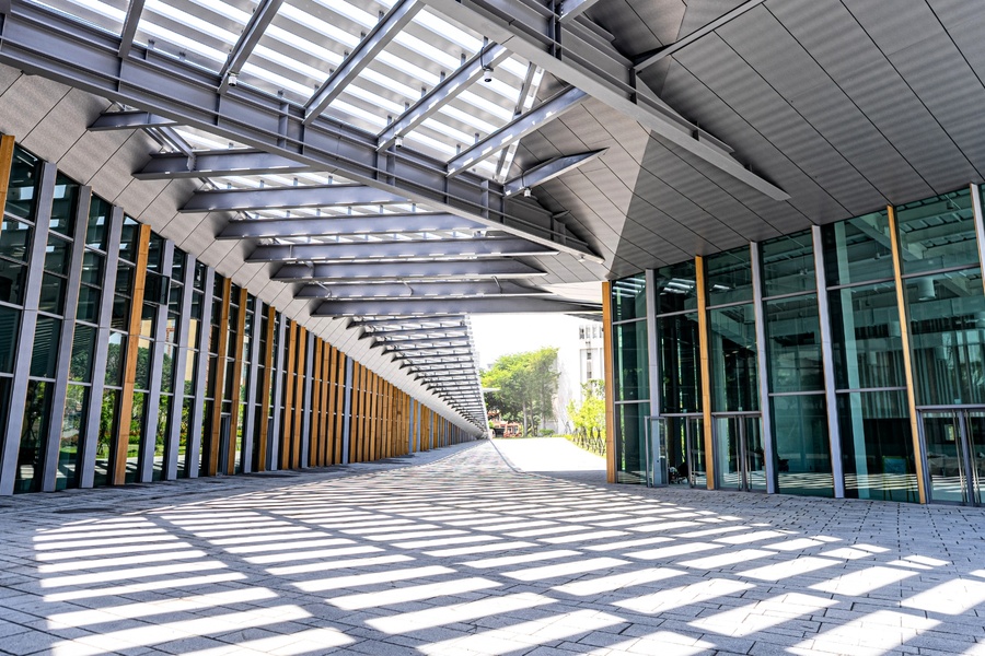 共善樓大好廣場精妙的視覺效果設計。