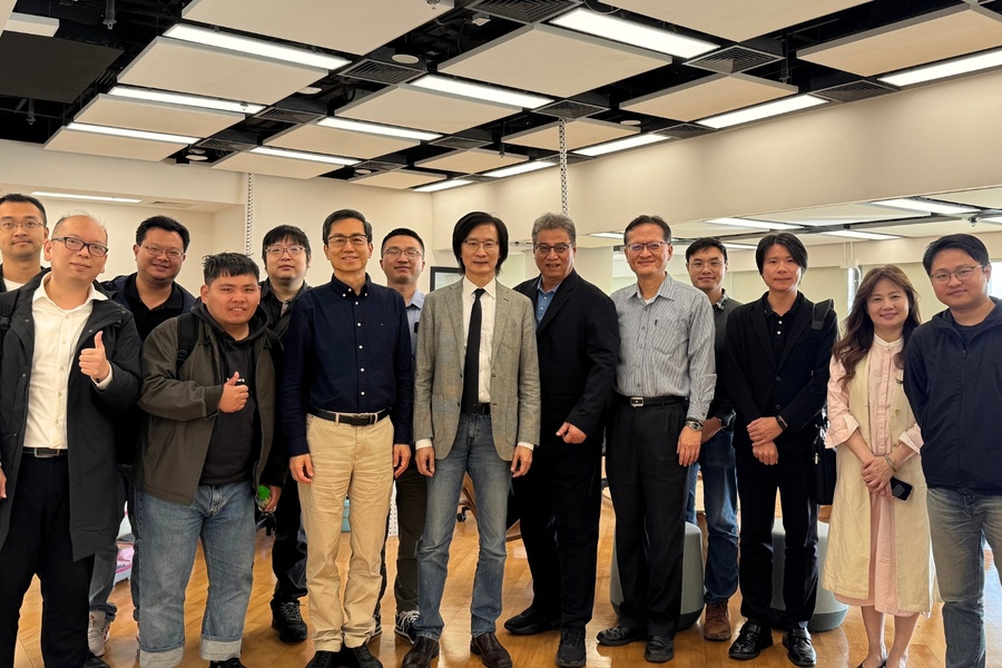 2025年唐國豪副校長帶隊參訪香港人工智能與科學研究院。