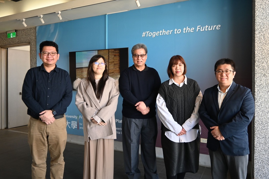 何主任與專訪當日現場團隊。