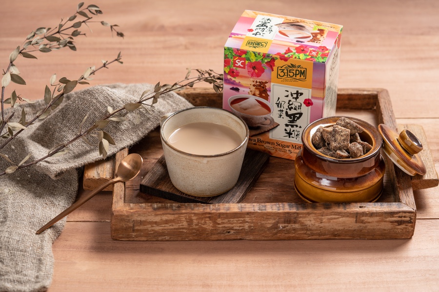沖繩黑糖奶茶。