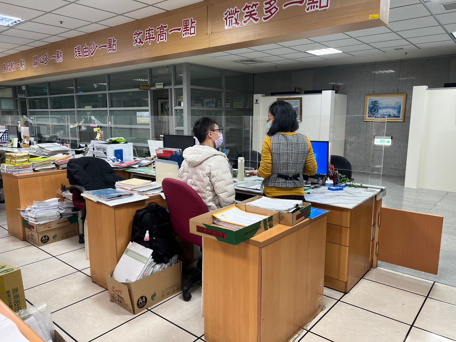112年寒假參與臺中分局租稅實習，萌起承溥報考國考的種子。