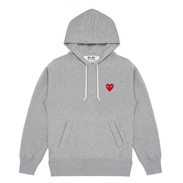 PLAY GREY PULLOVER HOODIE 1