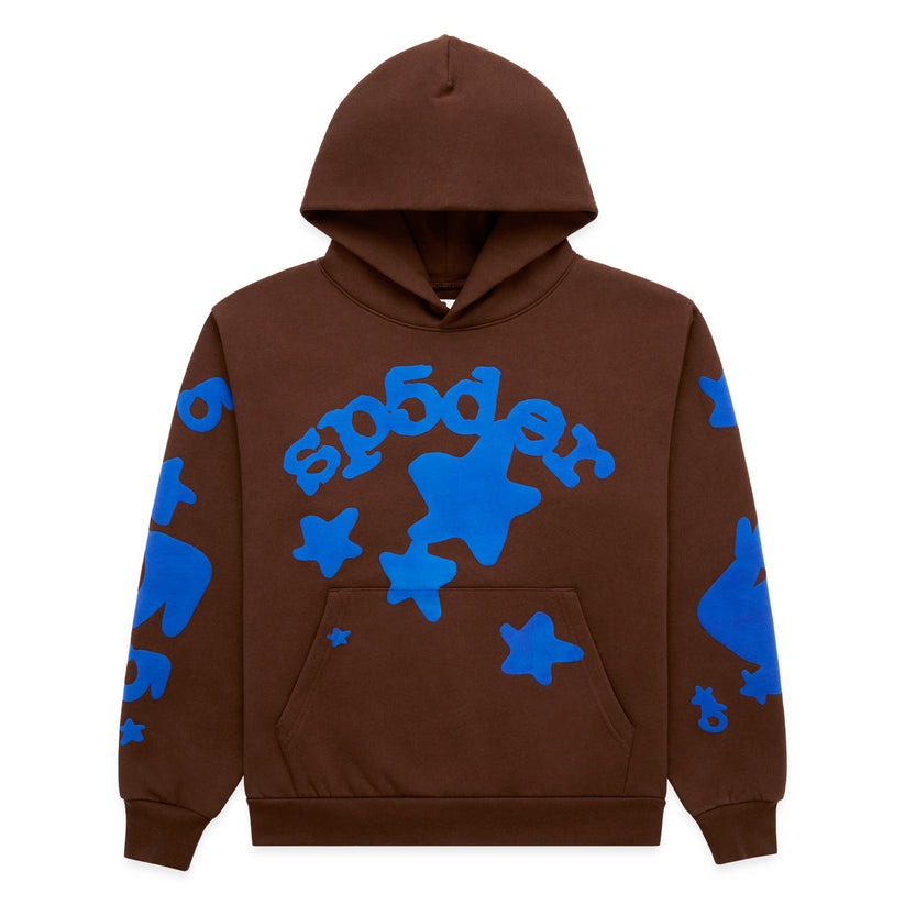 Sp5der Beluga Hoodie Brown