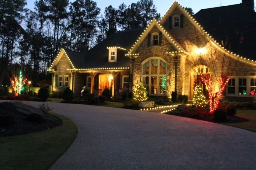 Permanent Commercial Christmas LED Lighting Calgary AB