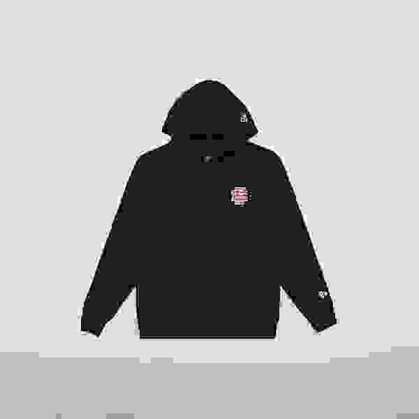 Eric Emanuel Black Hoodie front