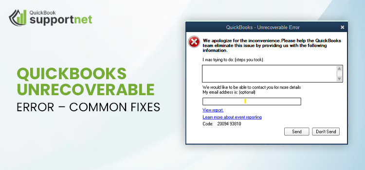 QuickBooks Unrecoverable Error