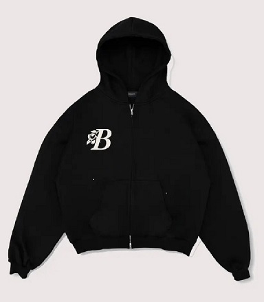 99 Based Antiq Logo Zip Hoodie Black 1 1