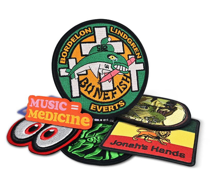 custom embroidered badge