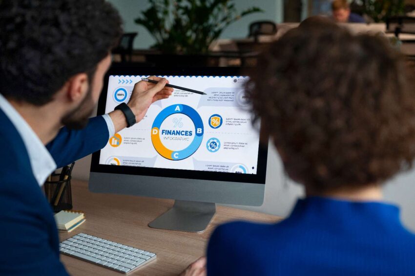 people office analyzing checking finance graphs1