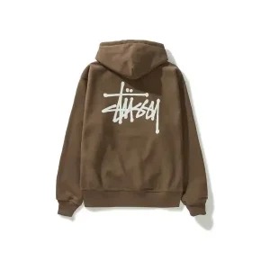 Pull a capuche marron stussy 1 1