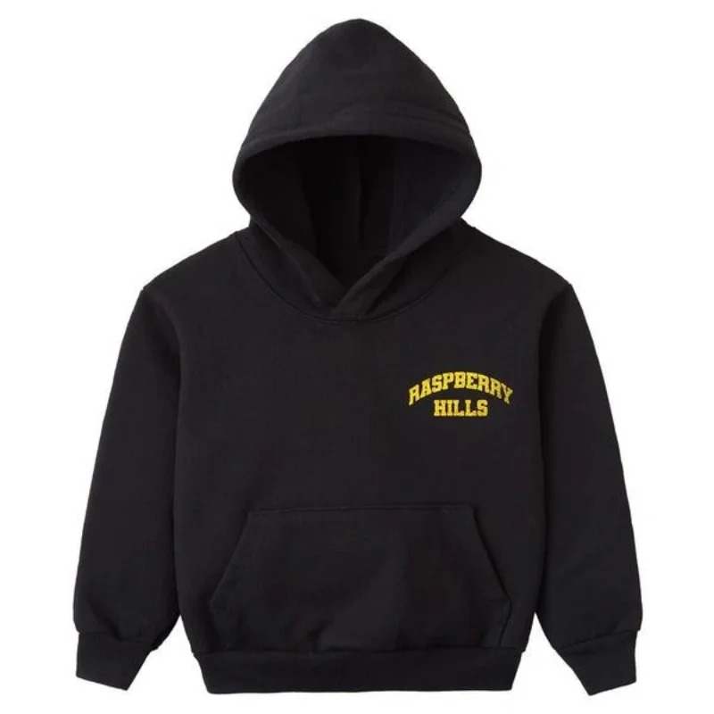 raspberry hills hoodie black