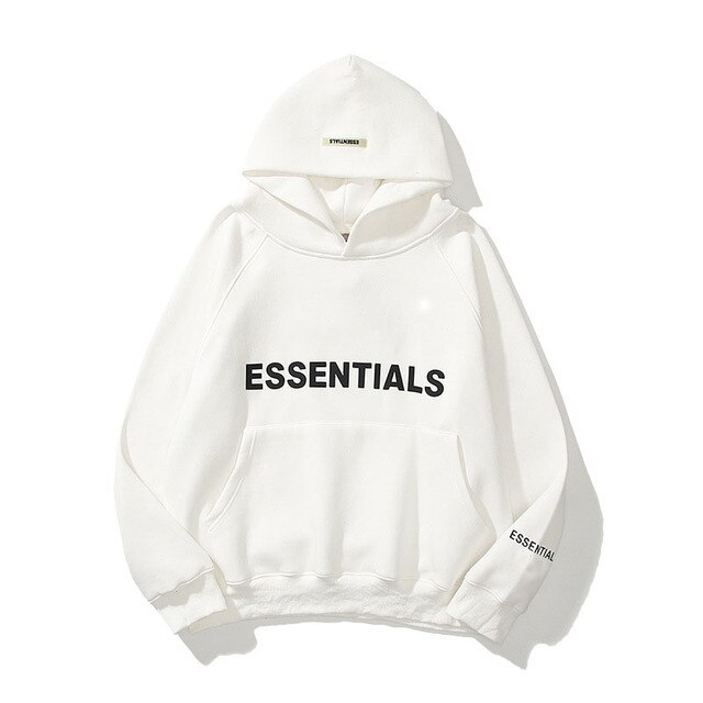 ESSENTIALS Oversized Hoodie white