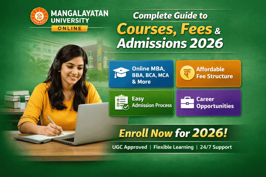 mangalayatan university online courses fees admission 2026