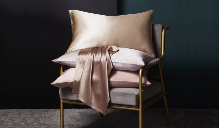 silk pillowcases silver 0113