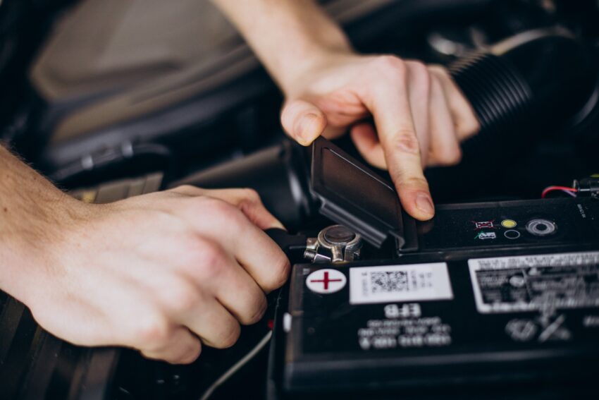repair man making car service 1