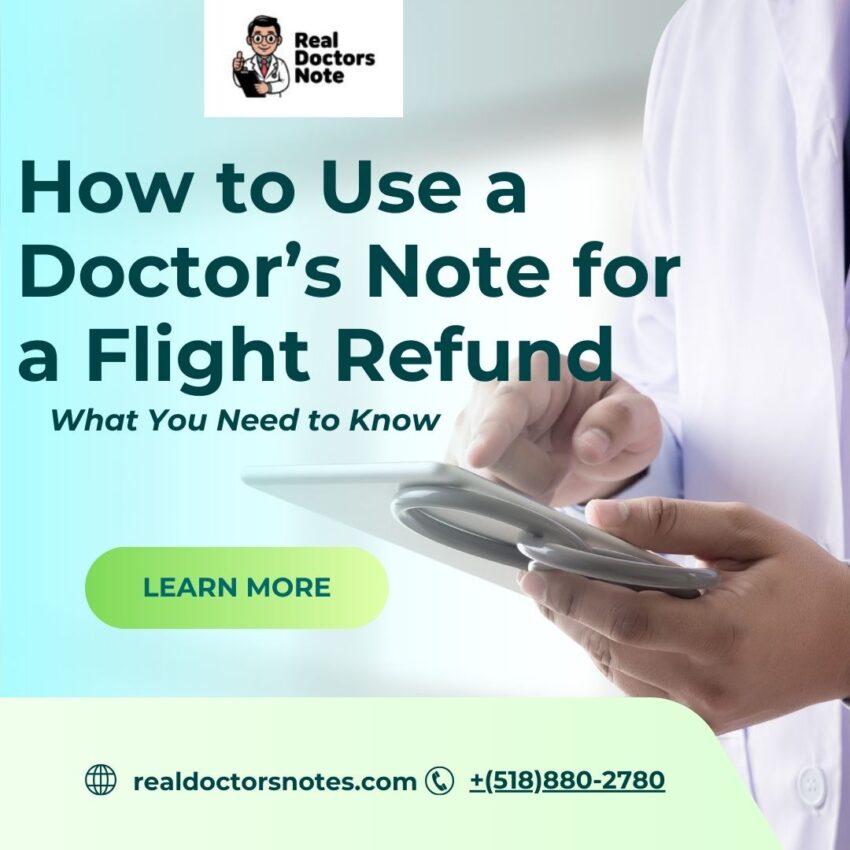 How to Use a Doctors Note for a Flight Refund