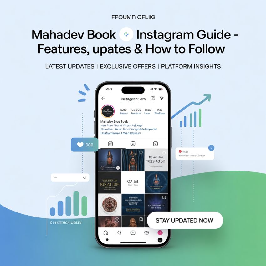 ideogram v3.0 Create a premium social media promotional banner for Mahadev Book Instagram G 0