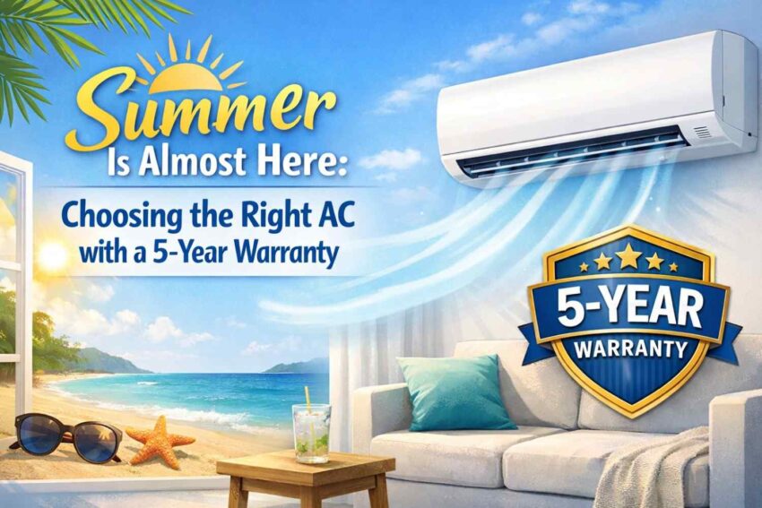 Summer Is Almost Here Choosing the Right AC with a 5 Year Warranty