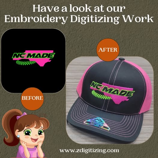 Professional Cap Digitizing Services for Precision Embroidery