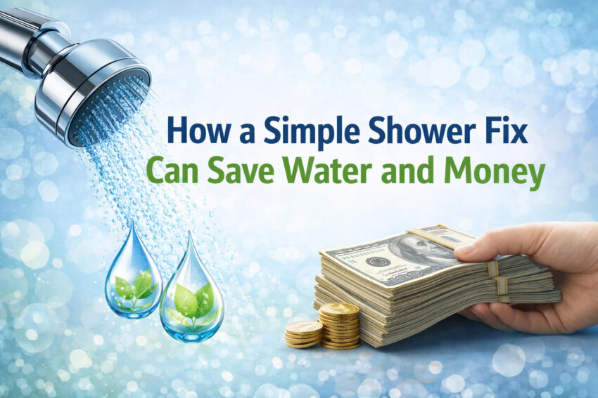 How a Simple Shower Fix Can Save Water and Money