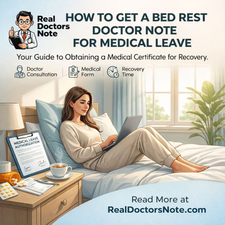Bed Rest Doctor Note
