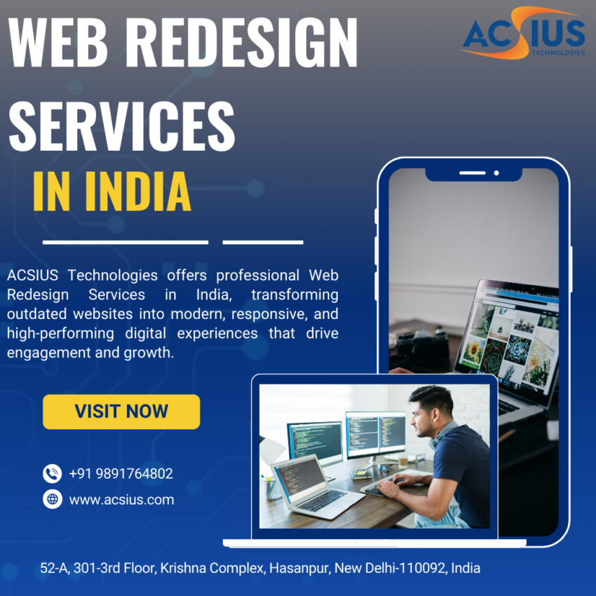 Web Redesign Services in India