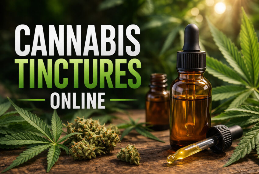 Cannabis tinctures online advertisement