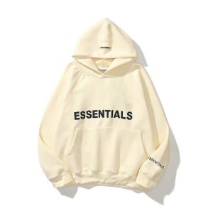 ESSENTIALS Oversized Hoodie beige 300x300 1
