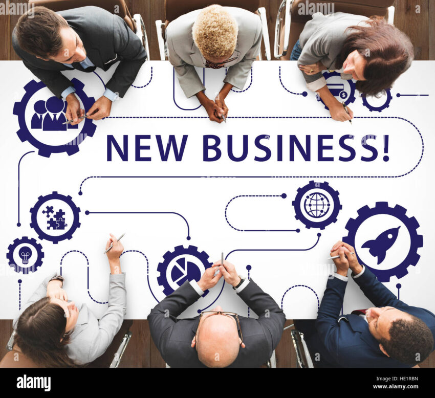 new business startup graphics concept HE1RBN 1