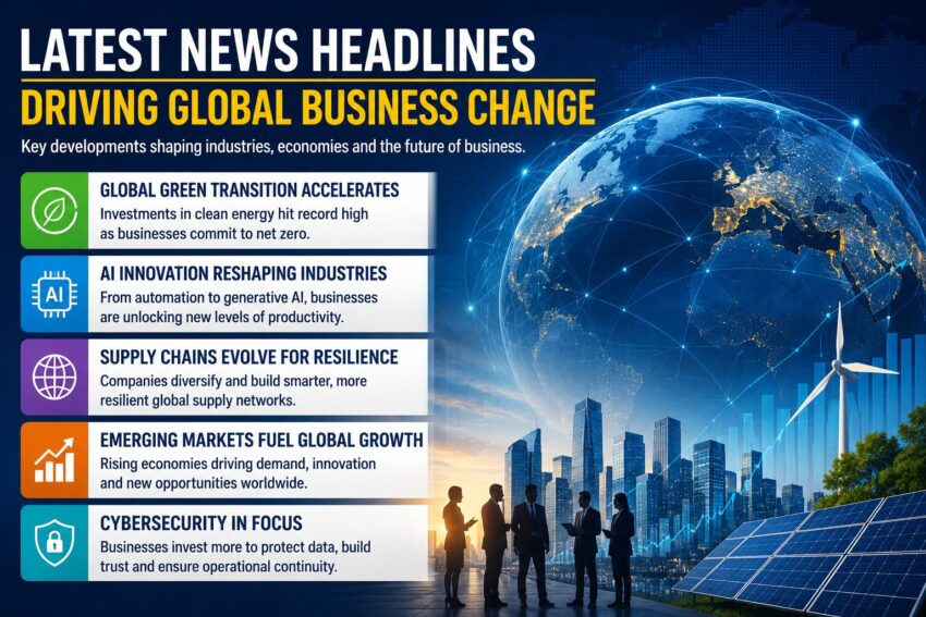Latest News Headlines Driving Global Business Change