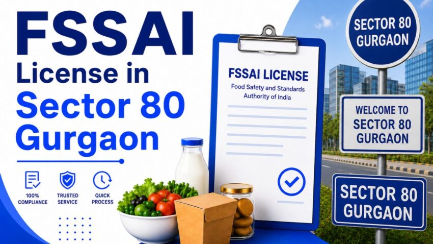 FSSAI License in Sector 80 Gurgaon