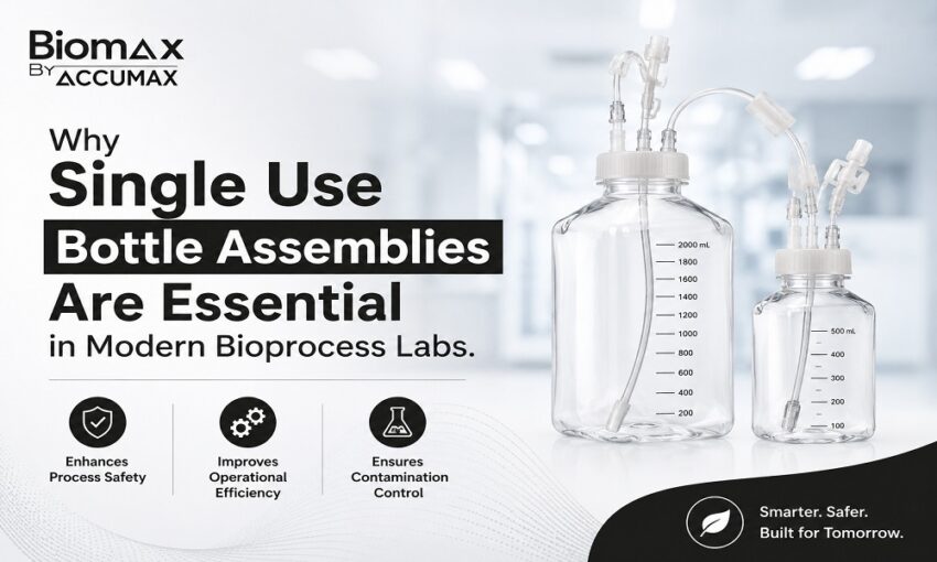 Why Single Use Bottle Assemblies Are Essential in Modern Bioprocess Labs