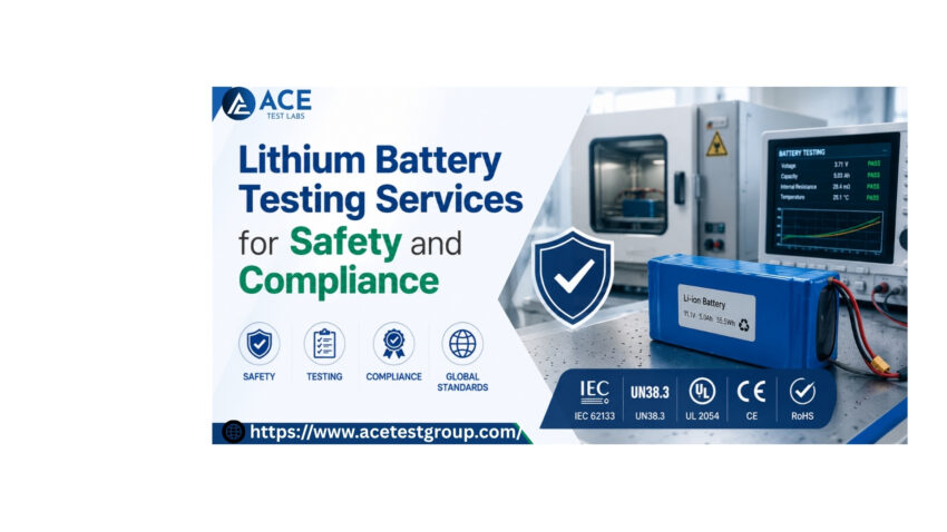 Lithium Battery Testing Services for Safety and Compliance 1