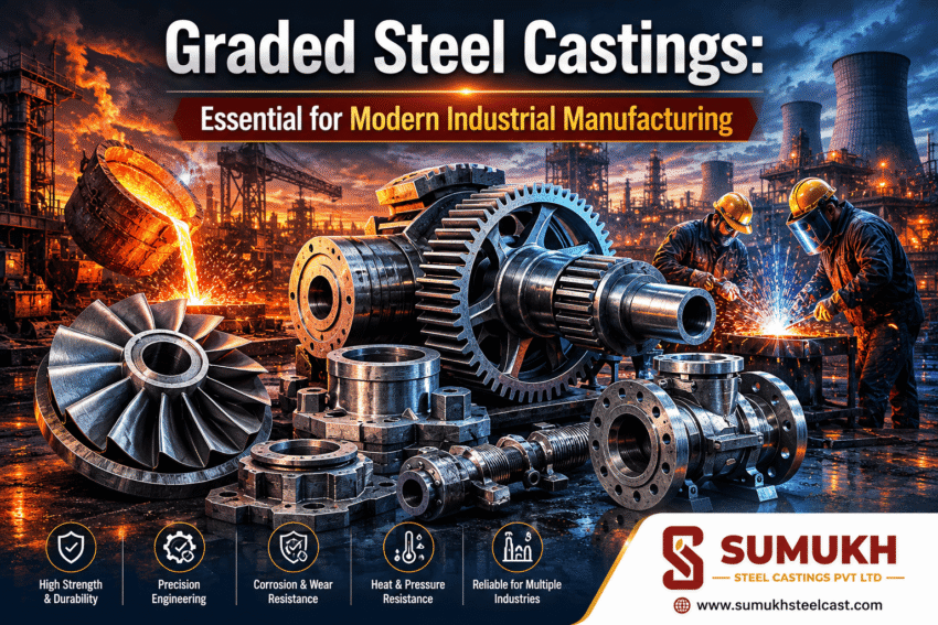 graded steel castings