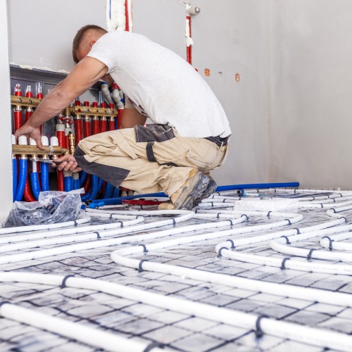 hydronic heating leak repair