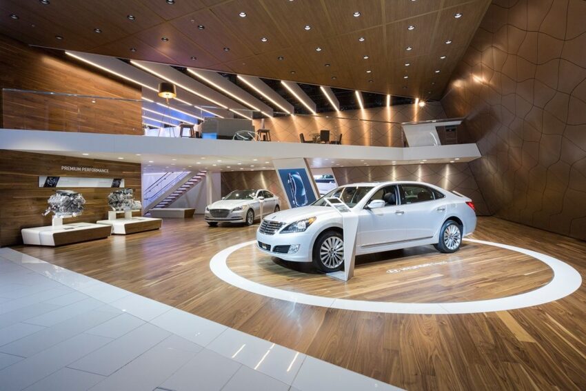car showroom