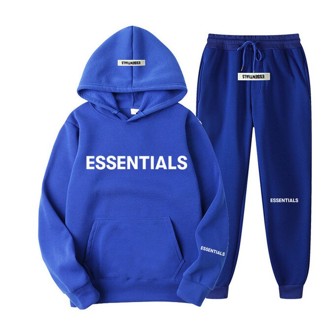 Essentials Autumn Winter Men Women Hooded Sweatshirt Suit Pure Cotton Couple Jogging Sweatshirts Oversized Streetwear Tracksuit.jpg 640x640 3