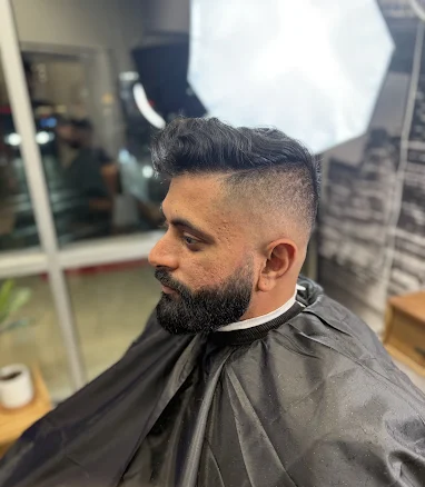 haircut beard with enhancement