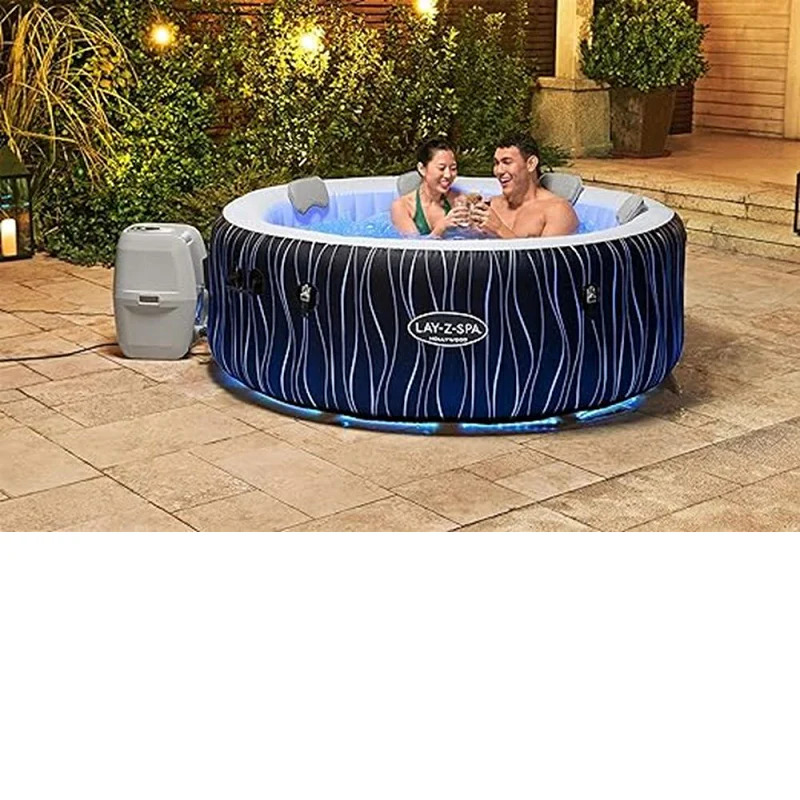Bestway LAYZSPAHollywoodAirJetRoundHotTub196x66cm 2