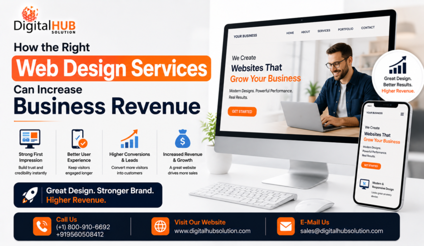 How the Right Web Design Services Can Increase Business Revenue