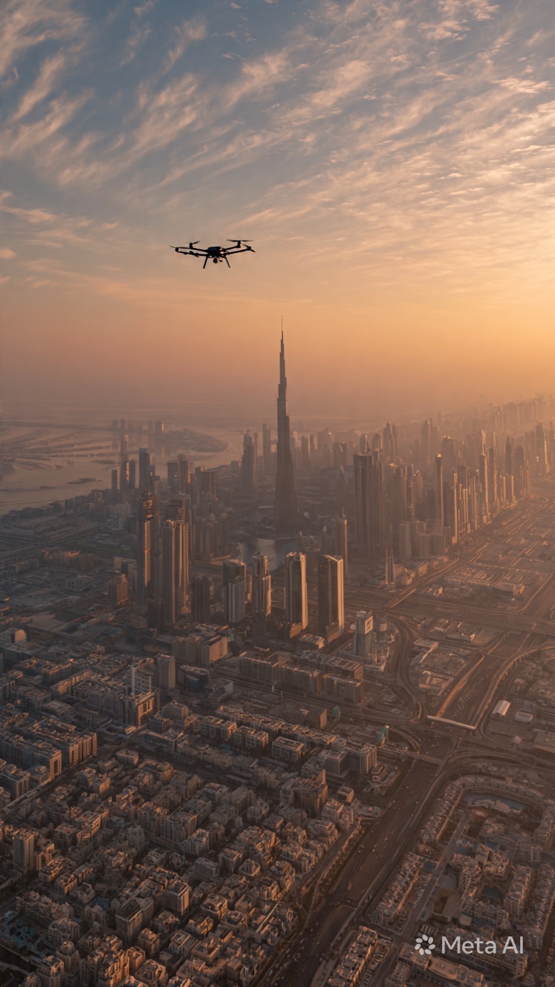 drone videography in dubai cinematic aerial view o