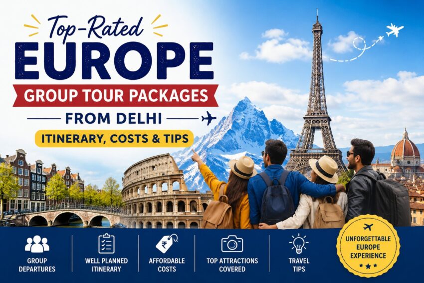Top Rated Europe Group Tour Packages from Delhi